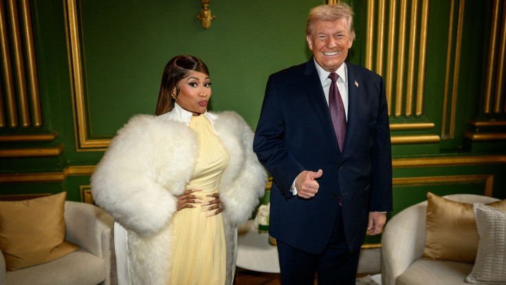 Nicki Minaj with Donald Trump
