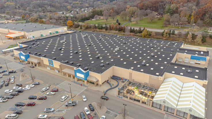 Exterior of a Walmart store in the United States.
