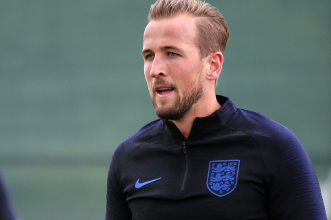 Harry Kane in practice
