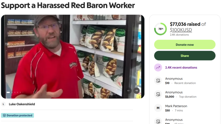 GoFundMe Page For the Red Baron Worker