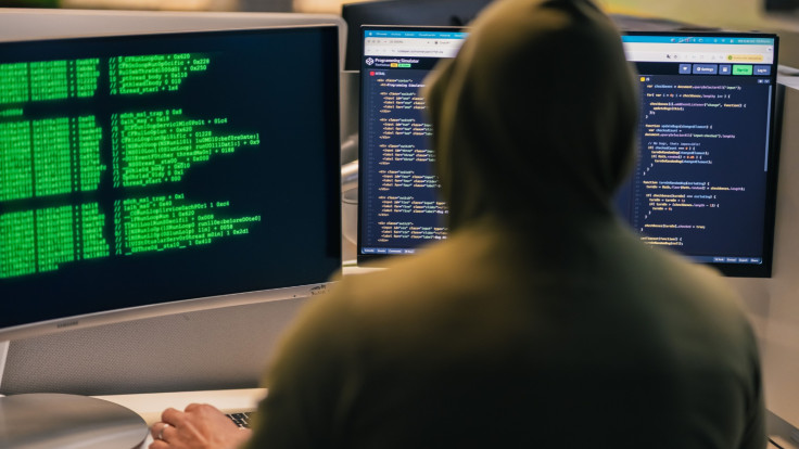 Hacker in front of monitor