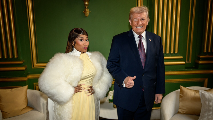 Nicki Minaj With Donald Trump at the White House