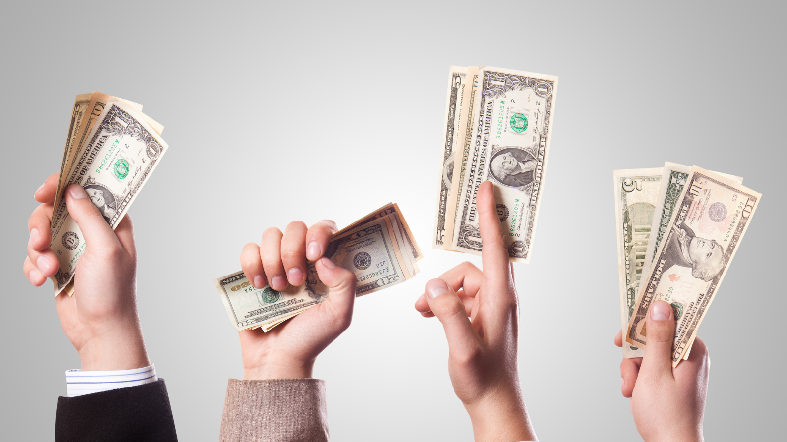 Money in Hands