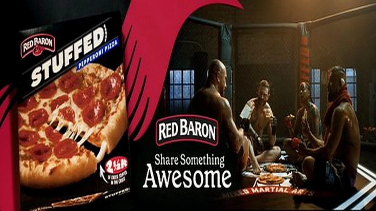 red baron pizza X