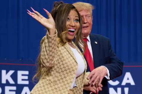 Nickie Minaj with Trump
