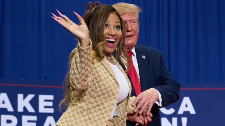 Nickie Minaj with Trump