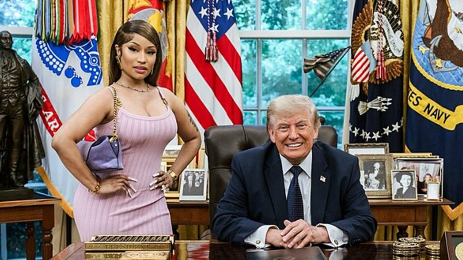 'He Said That?!': Joe Rogan Stunned by Donald Trump's Remark About Nicki Minaj's Buttocks at Michigan Rally