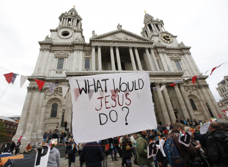 The OccupyLSX protest at St Paul's.