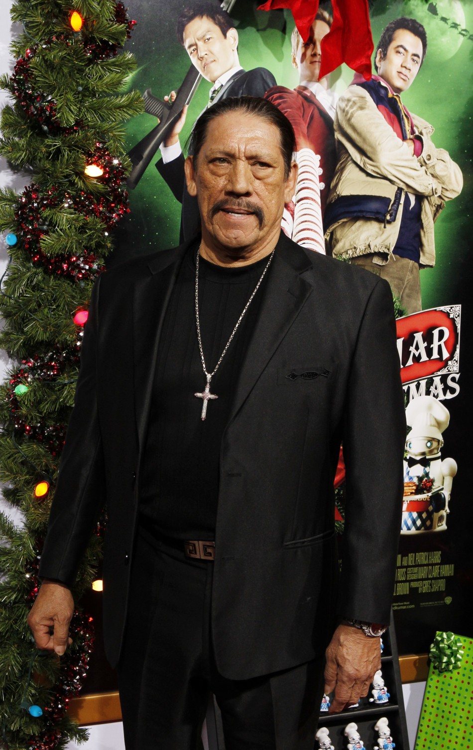 Actor Danny Trejo poses at the premiere of his new film quotA Very Harold  Kumar 3D Christmasquot in Hollywood November 2, 2011