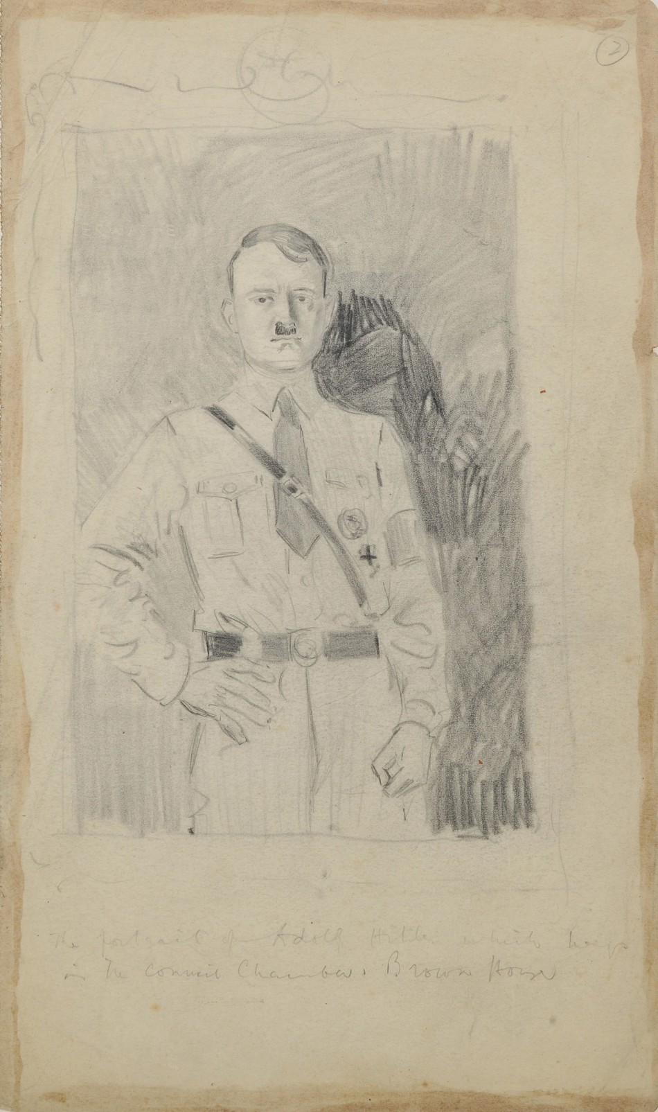 Drawings of Hitler and his henchmen sketched in the early days of the Nazi party by British artist Helen McKie have emerged.