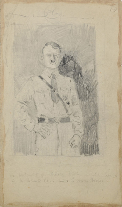 Drawings of Hitler and his henchmen sketched in the early days of the Nazi party by British artist Helen McKie have emerged. Drawings of Hitler and his henchmen sketched in the early days of the Nazi party by British artist Helen McKie have emerged.