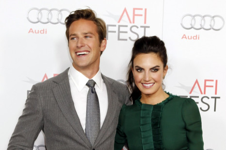 Actor Armie Hammer and wife Elizabeth Chambers pose at the opening night gala for AFI Fest 2011 with the premiere of his new film film &quot;J. Edgar&quot; directed by Clint Eastwood in Hollywood