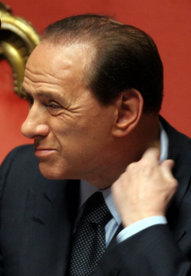 Italy's Prime Minister Silvio Berlusconi announces resignation in  2005