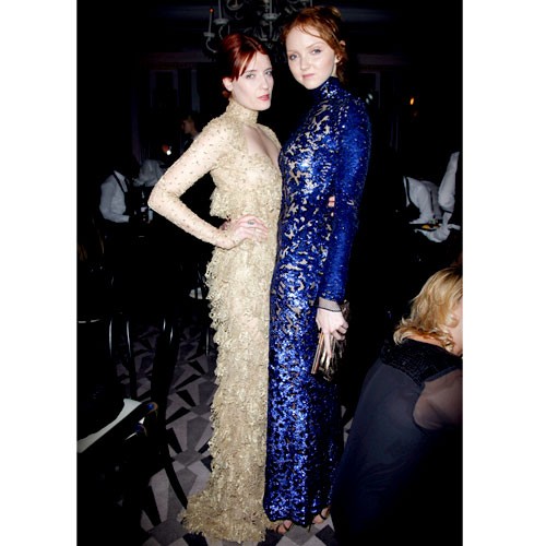 Florence Welch and Lily Cole