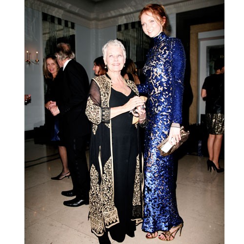 Dame Judi Dench and Lily Cole