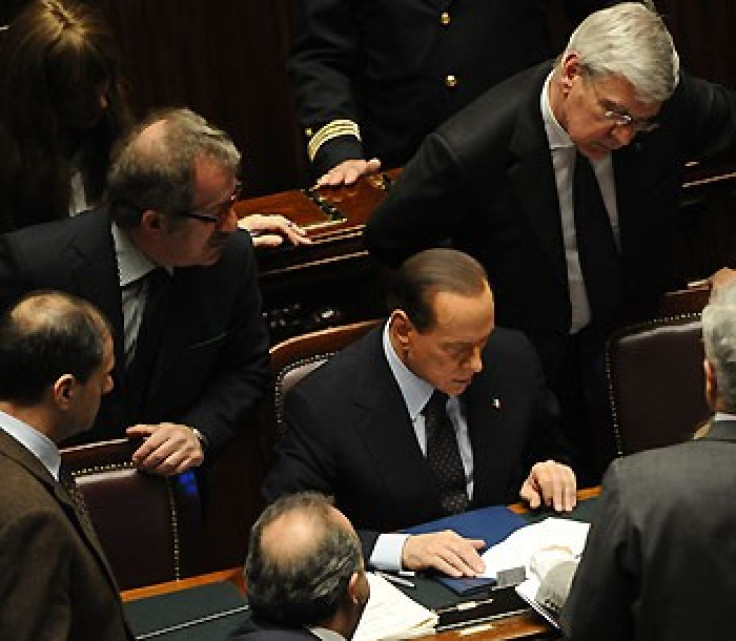 Berlusconi Counts Votes after losing majority in Italian parliament