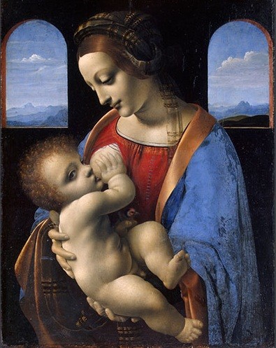 Leonardo da Vinci - Virgin and Child The Madonna Litta