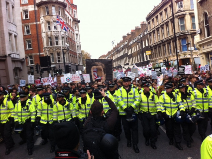 Police line front