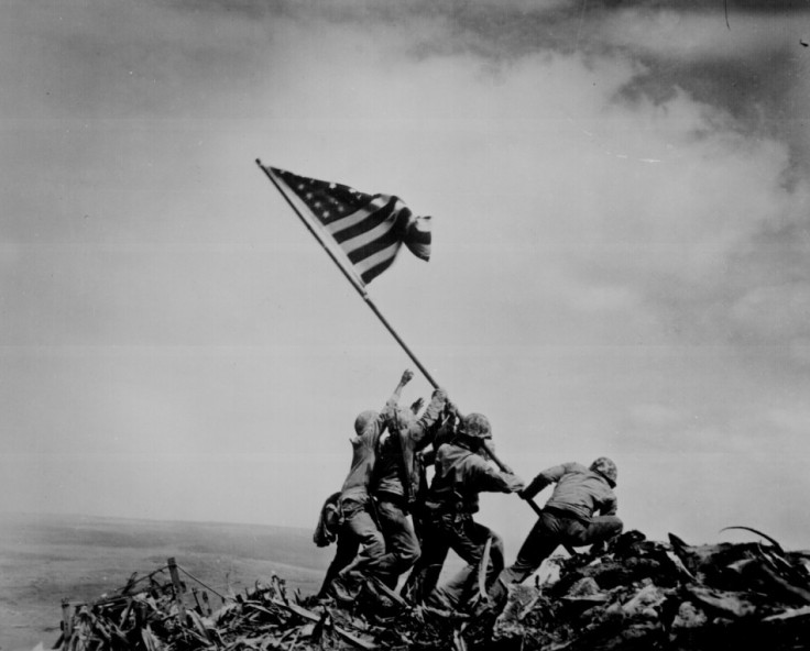 Raising the Flag on Iwo Jima, by Joe Rosenthal