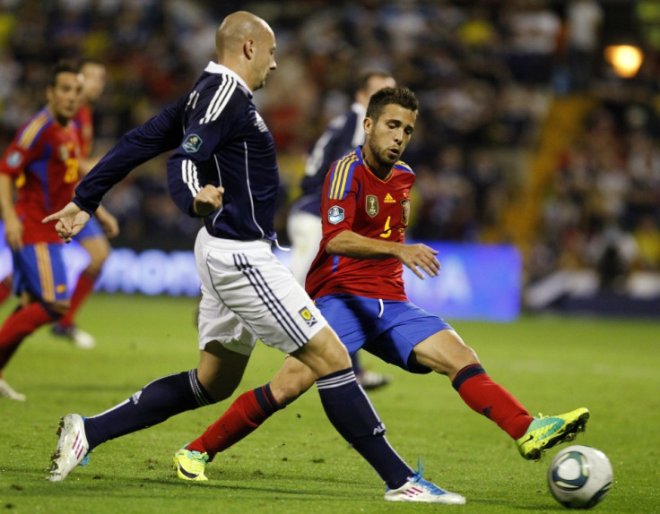 Valencia defender Jordi Alba has not been approached by Manchester United according to his agent.