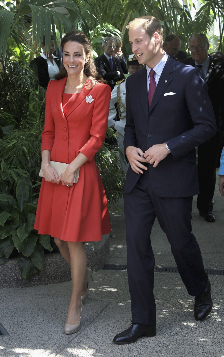 Catherine, Duchess of Cambridge and Prince William, Duke of Cambridge, attend a reception at Calgary Zoo
