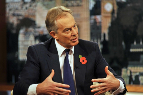 Former British Prime Minister, Tony Blair, Appearing on the BBC1 Current Affairs Program, 'The Andrew Marr Show' on November 13, 2011