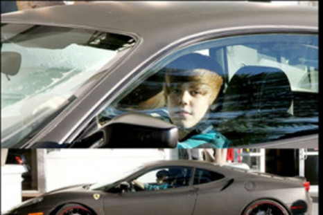 Bieber and His Ferrari F430