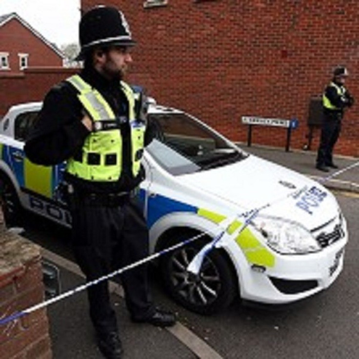 Police guard a property in Oldbury after a boy was allegedly kidnapped