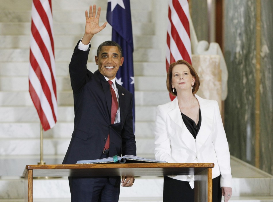Barack Obama Australia vist