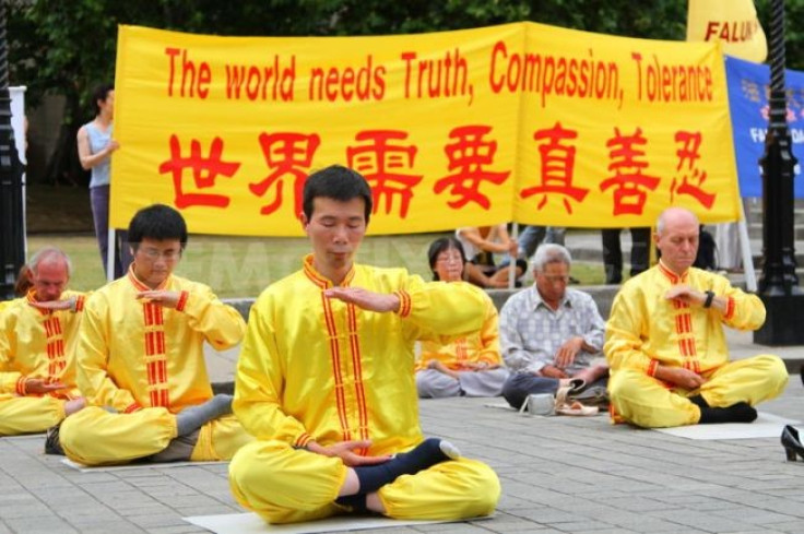 Falun Gong self-immolation protest