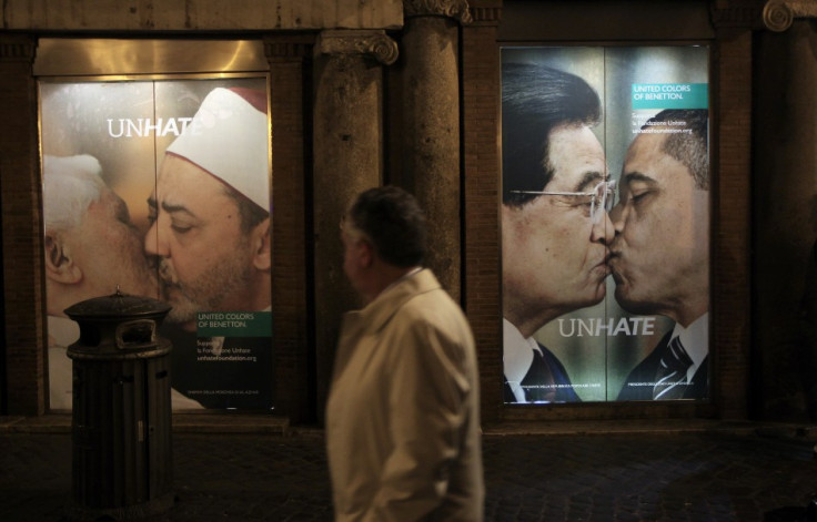 Benetton Settles Pope Benedict's 'Unhate’ Kissing Ad Dispute