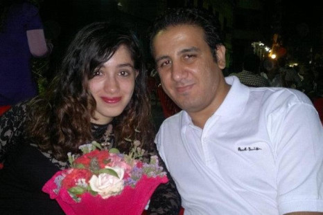 Aliaa Magda Elmahdy with her boyfriend, world-renowned blogger Kameer Amer