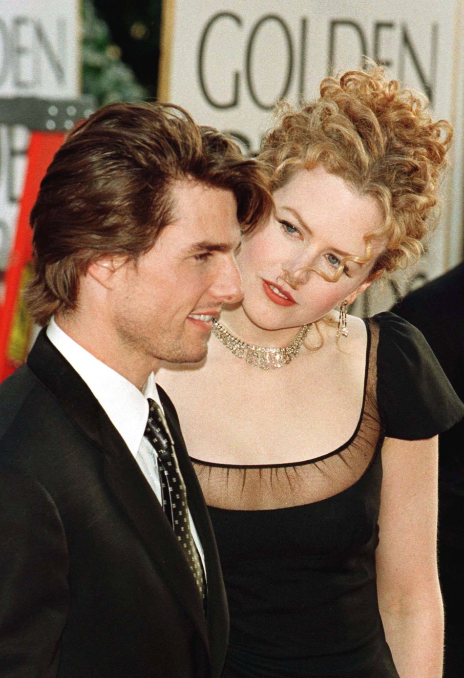 Actor Tom Cruise and his wife actress Nicole Kidman arrive January 19 at the 54th Annual Golden Globe.