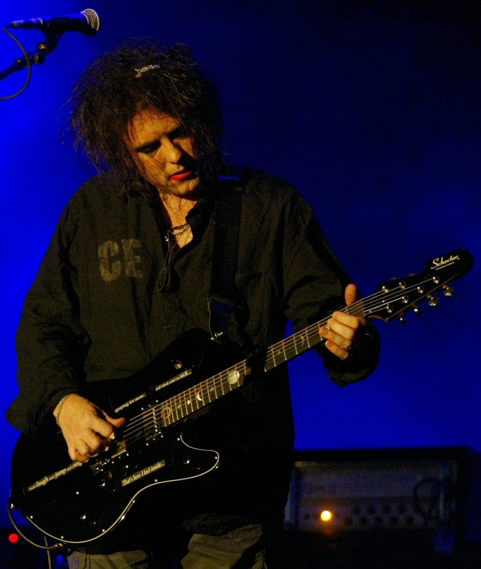 Robert Smith of British group quotThe Curequot performs during Benicassim International Festival