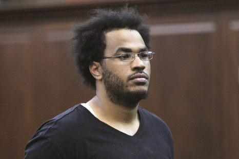 Jose Pimentel, 27, is seen in Manhattan Criminal Court in New York