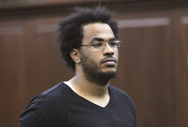 Jose Pimentel, 27, is seen in Manhattan Criminal Court in New York