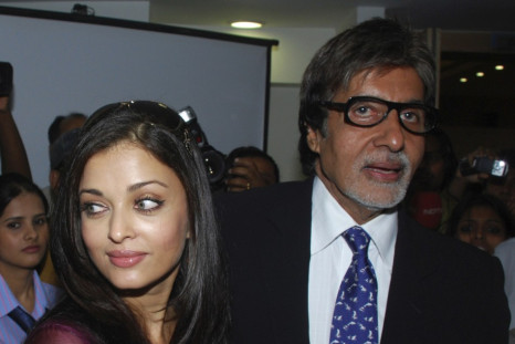Amitabh Bachchan with bahu Aishwarya Rai