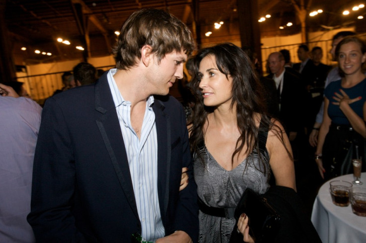Ashton Kutcher and Demi Moore During Happy Marriage Days