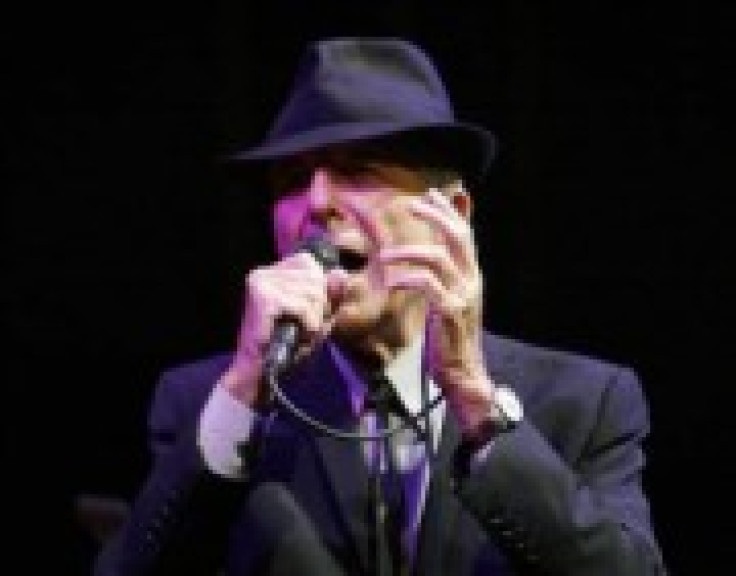 Canadian singer-songwriter Leonard Cohen performs at the Coachella Music Festival in Indio, California April 17, 2009.