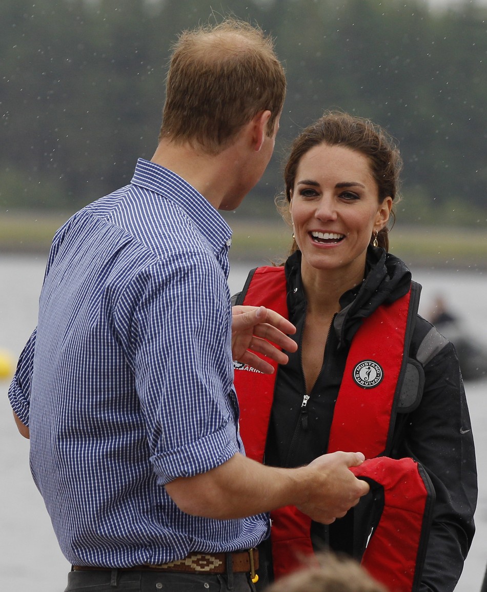 Kate Middleton during a Dragon Boat Race in July 4, 2011