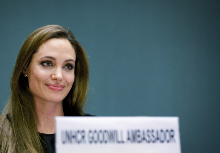 Actress and UNHCR Goodwill Ambassador Angelina Jolie