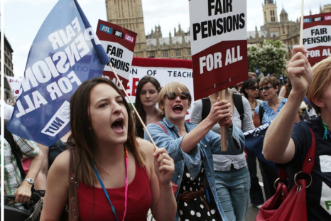 London pension strike
