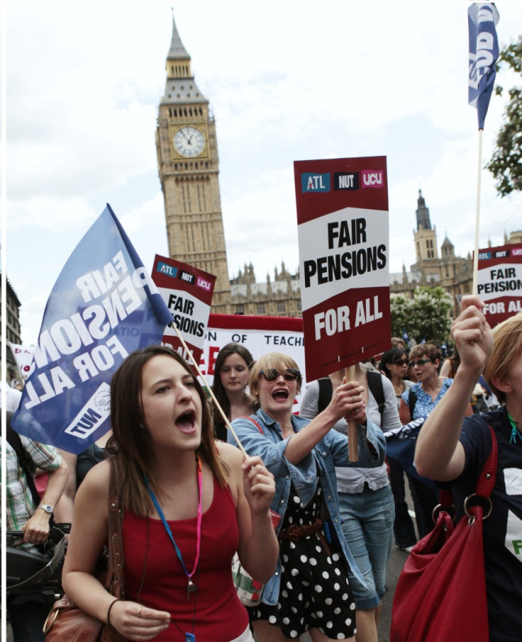 London pension strike