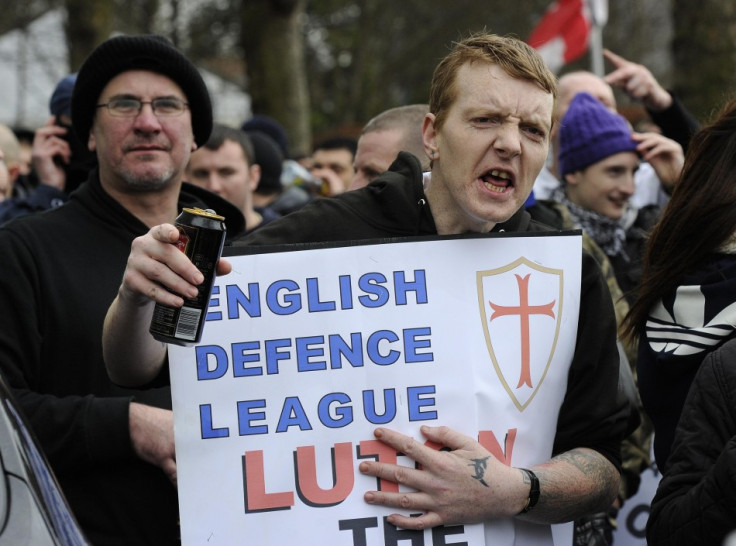 EDL supporter Luton