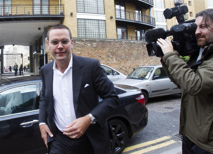 News International Chairman James Murdoch arrives at News International in London