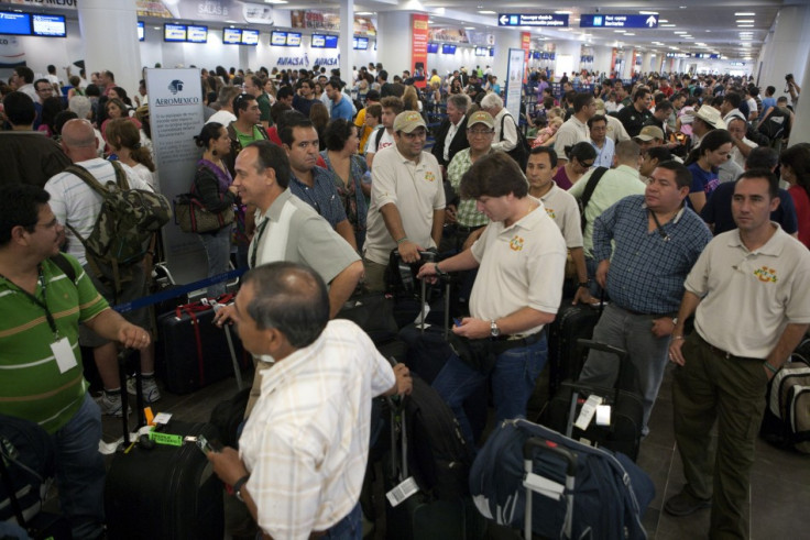 Busy airport