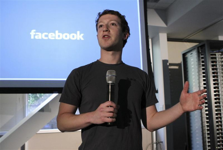 Mark Zuckerberg launches Facebook's &quot;open compute program&quot; at Facebook's headquarters in Palo Alto