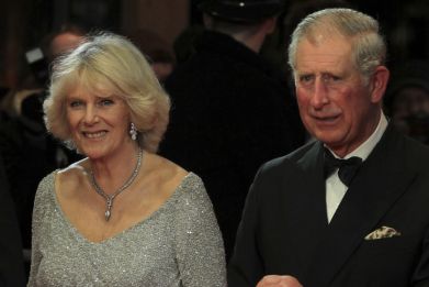 Britain's Prince Charles and his wife Camilla, Duchess of Cornwal
