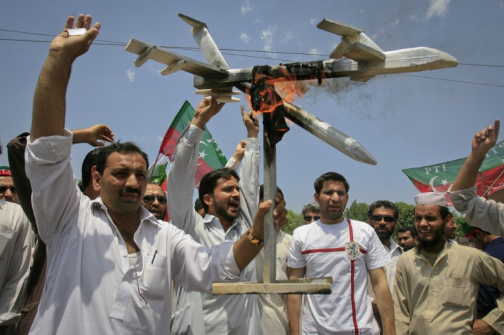 Pakistanis protest against NATO drone attacks