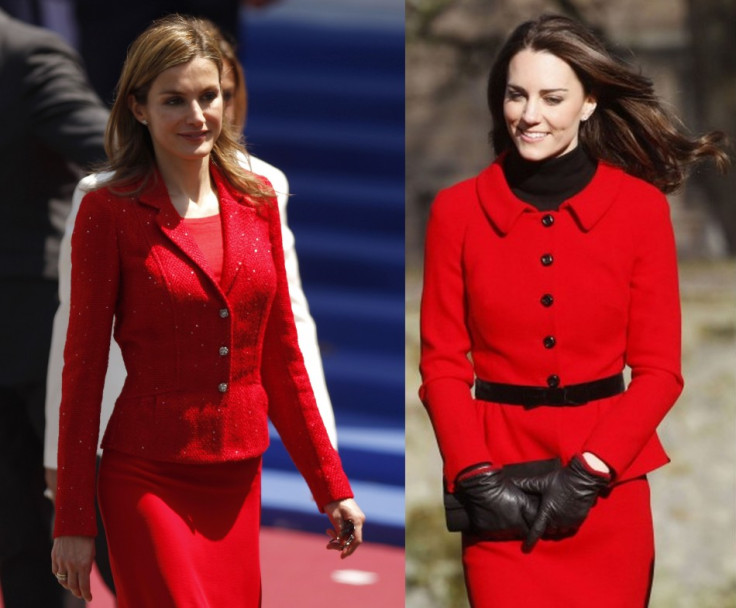 Royals in Red: Princess Letizia vs. Catherine Middleton